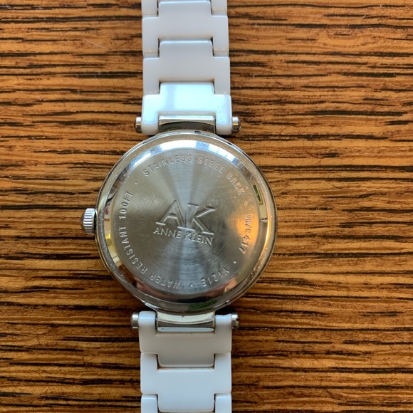 Anne Klein White Ceramic Watch Model 10/9417 Y121E - Picture 3 of 6